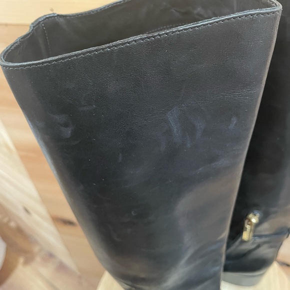 Michel Kors Black Leather Hamilton Riding Boots Size 9.5 - Picture 17 of 17